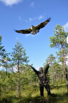 From Finland to Africa: Ilmari takes off in 2012. Photo: Juhani Koivu