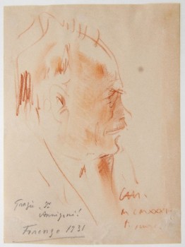 Portrait of an artist: Joel Lehtonen, sketched by Pietro Annigoni in Florence, 1931. Picture: literary archives of the Finnish Literature Society